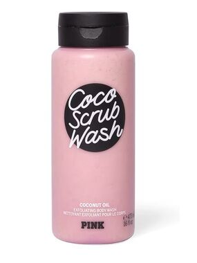Victoria's Secret Pink Coco Scrub Wash - Pink & Black Bottle